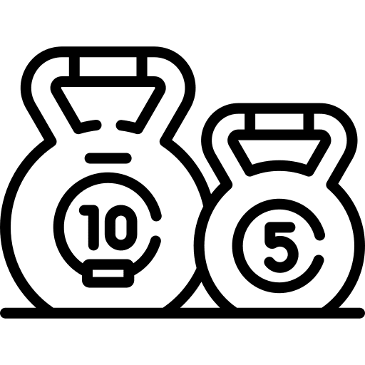 Kettlebell exercise weight sports and competition icon Kettlebell exercise weight sports and competition icon