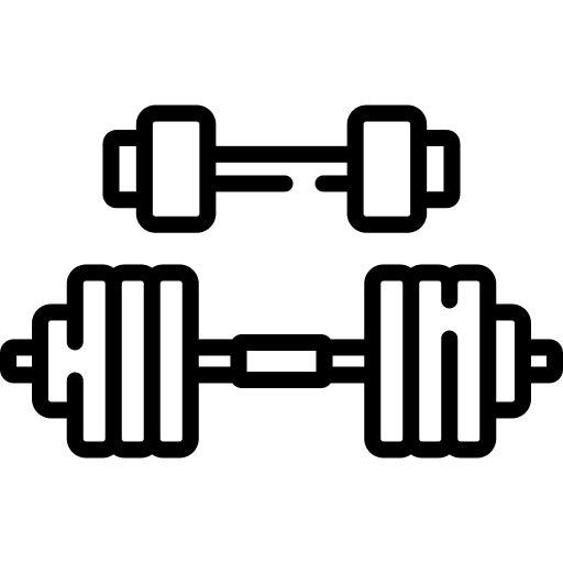 Dumbbell sports and competition dumbbell gym icon Dumbbell sports and competition dumbbell gym icon