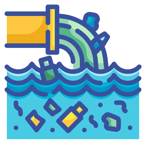 Sewer filth industry factory icon