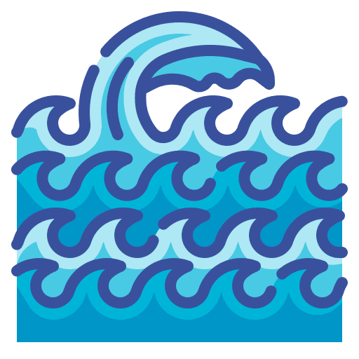 Wave beach sea nature icon Wave beach sea nature icon