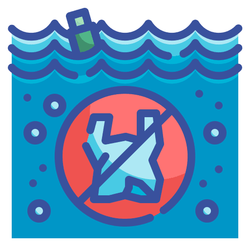 No plastic ecology and environment ocean contamination icon No plastic ecology and environment ocean contamination icon