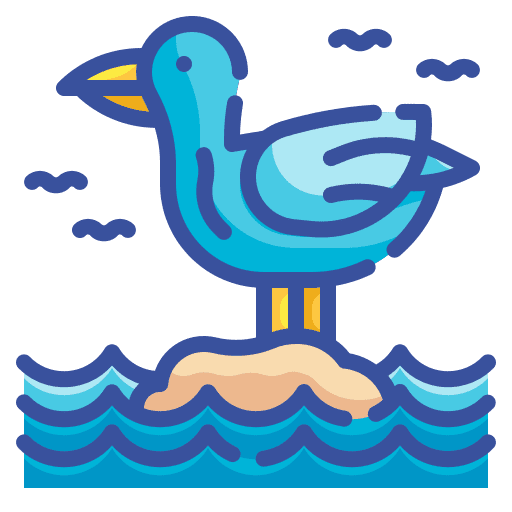 Seagull animals fly beak icon Seagull animals fly beak icon