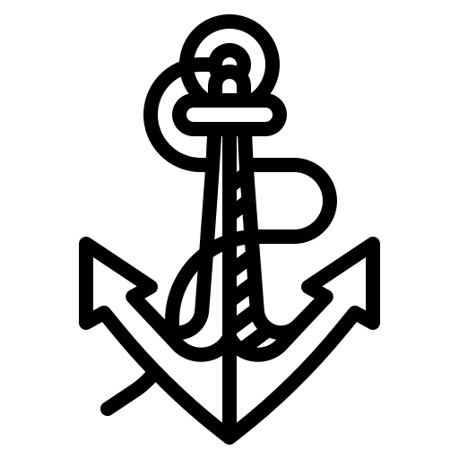 Anchor anchor navigation transportation icon Anchor anchor navigation transportation icon