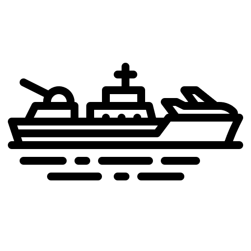 Ship navy military army icon