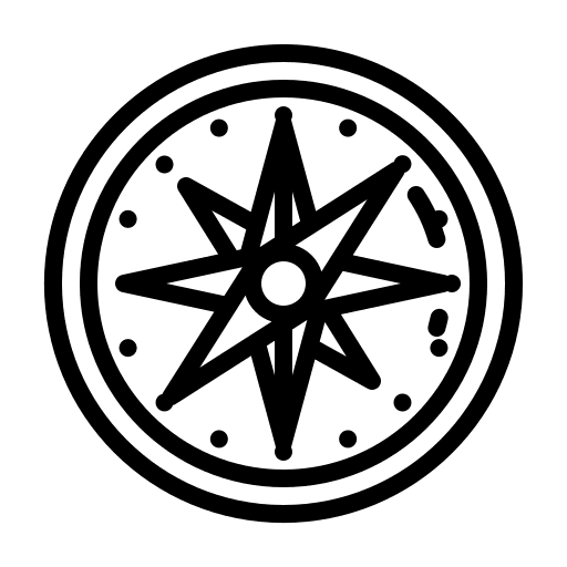 Compass cardinal points location direction icon Compass cardinal points location direction icon