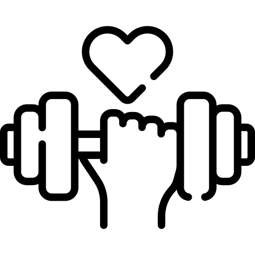 Fitness workout exercise gym icon