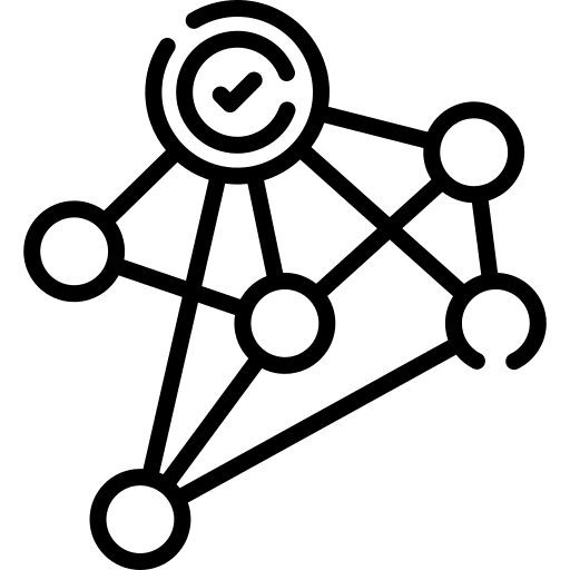 Connection check structure connection icon Connection check structure connection icon