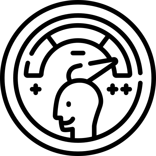 High performance high performance user measurement icon High performance high performance user measurement icon
