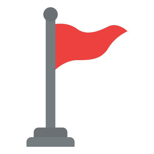 Achievement achievement mission flag icon