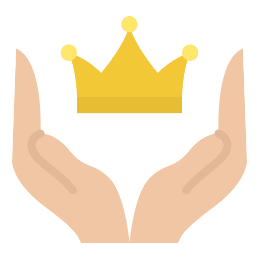 Crown prince hands and gestures royalty icon Crown prince hands and gestures royalty icon