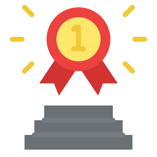 First prize winner gold medal first prize icon First prize winner gold medal first prize icon