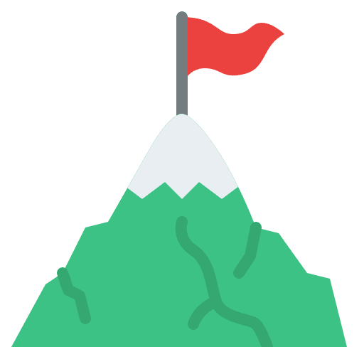 Success difficult high flag icon