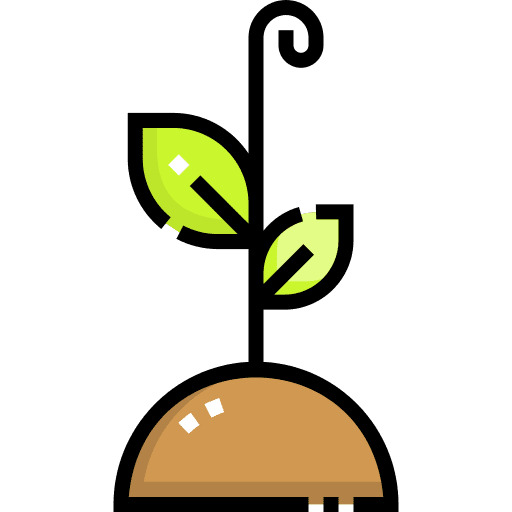 Sprout leaf green tea properties icon