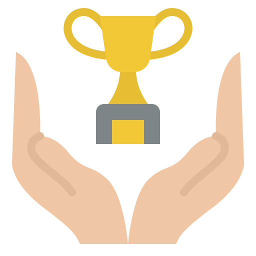Win award competition successful icon Win award competition successful icon