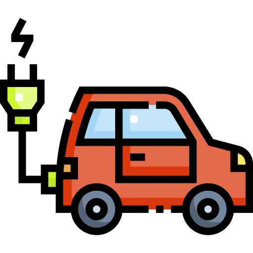 Electric car electric car plug industry icon Electric car electric car plug industry icon