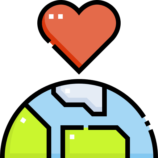 Love ecology world ecology and environment icon Love ecology world ecology and environment icon