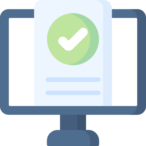 Registration healthcare registration result icon