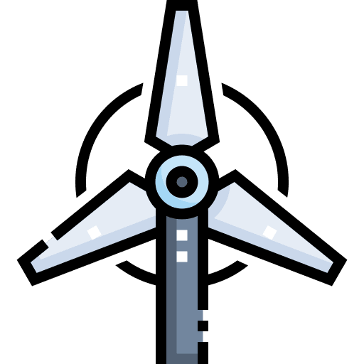 Turbin renewable energy ecology and environment wind energy icon Turbin renewable energy ecology and environment wind energy icon
