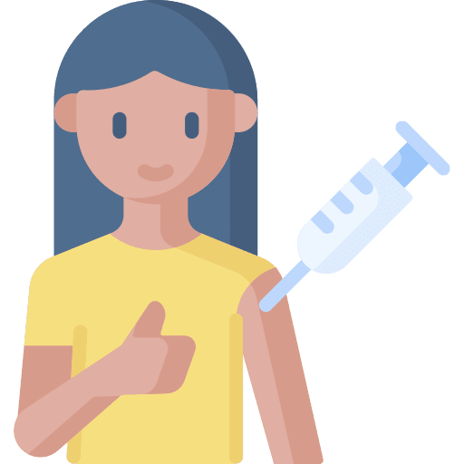 Vaccination clinical trials avatar vaccination icon