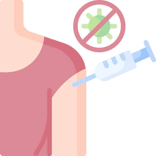Vaccination healthcare medicine healthcare and medical icon