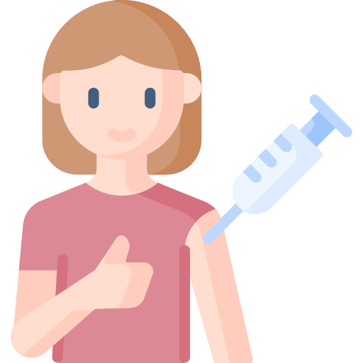 Vaccination vaccination woman arm icon