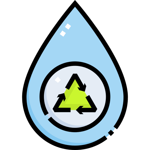 Water recycling eco friendly liquid icon Water recycling eco friendly liquid icon