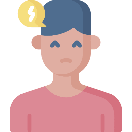 Headache workaholic pain healthcare and medical icon Headache workaholic pain healthcare and medical icon