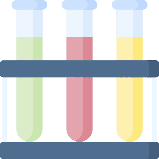 Test tubes science education chemical icon Test tubes science education chemical icon