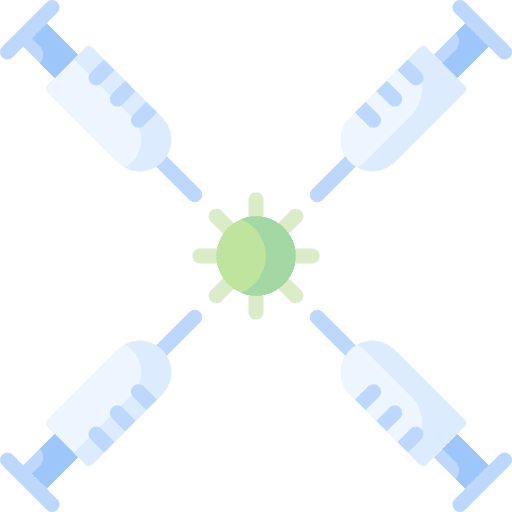 Vaccination inject covid virus icon Vaccination inject covid virus icon
