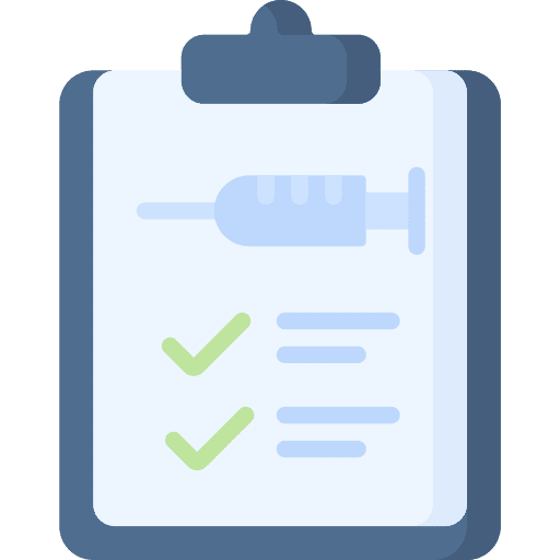 Vaccine record syringe vaccine record criteria icon Vaccine record syringe vaccine record criteria icon