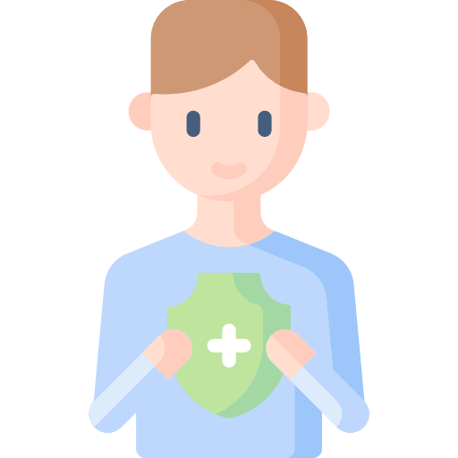 Immunity avatar healthcare and medical immunity icon Immunity avatar healthcare and medical immunity icon
