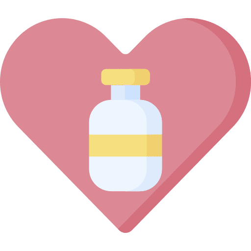 Vaccine love vaccine syringe icon Vaccine love vaccine syringe icon