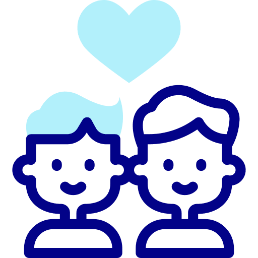 Friendship boy man reconciliation icon Friendship boy man reconciliation icon