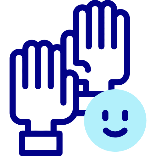 High five salutation friends hands and gestures icon High five salutation friends hands and gestures icon