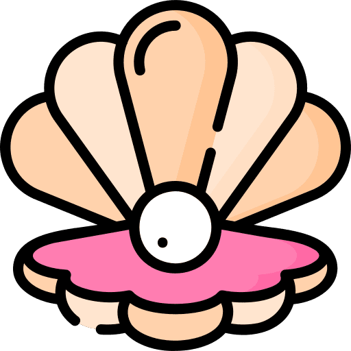 Pearl marine animal kingdom pearl icon