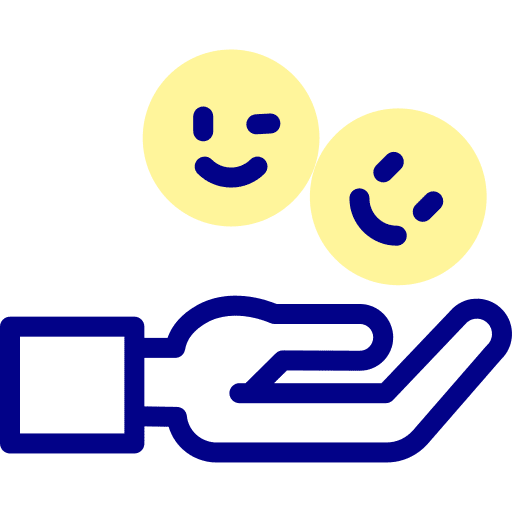 Smiley smiley friends protect icon Smiley smiley friends protect icon