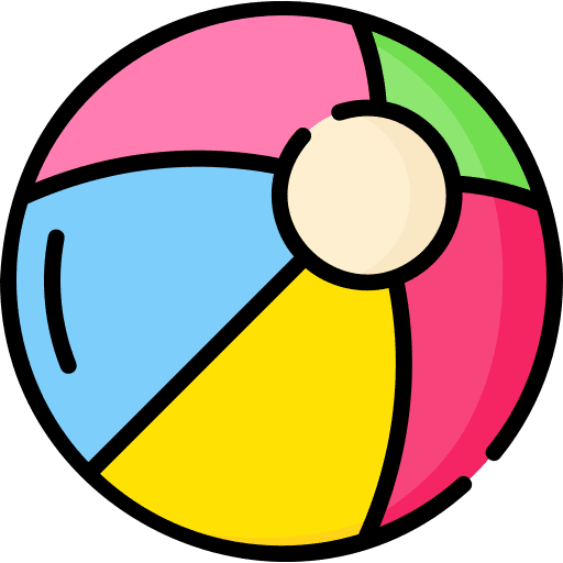 Beach ball kid and baby fun holidays icon Beach ball kid and baby fun holidays icon
