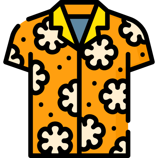 Hawaiian shirt clothing fashion hawaiian shirt icon