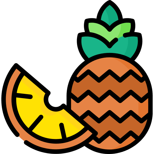 Pineapple fruit vegan vegetarian icon Pineapple fruit vegan vegetarian icon