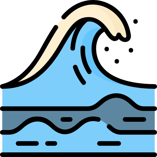 Wave wave ocean water icon Wave wave ocean water icon