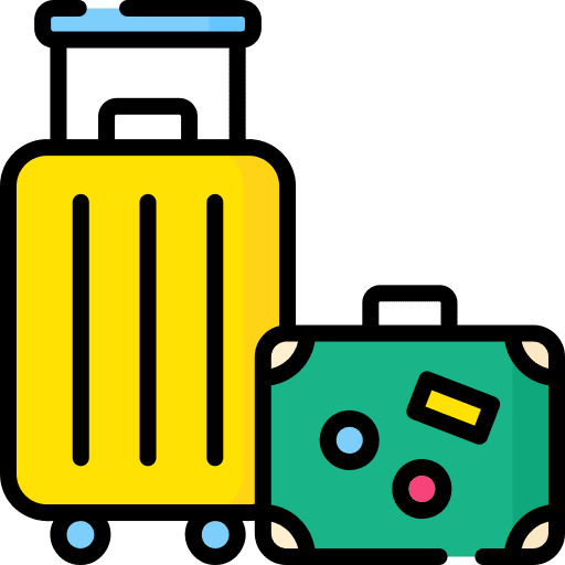 Baggage tools and utensils baggage travel icon Baggage tools and utensils baggage travel icon