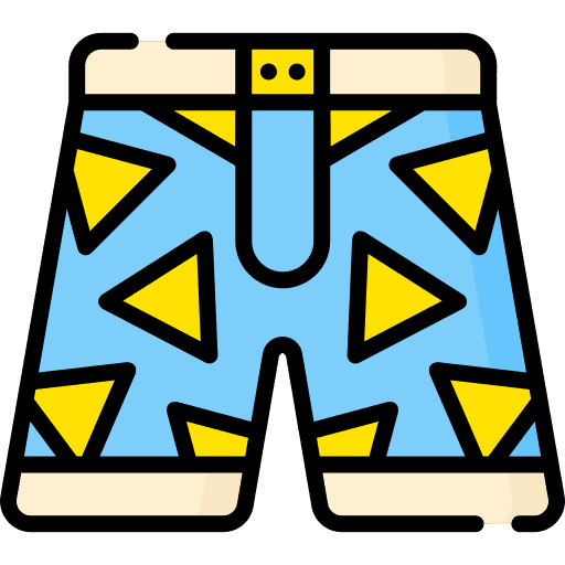 Swimsuit shorts beach fashion icon Swimsuit shorts beach fashion icon