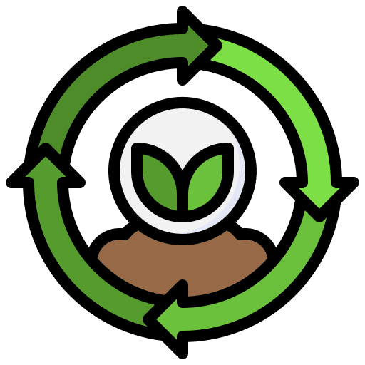 Compost sustainable compost farming and gardening icon