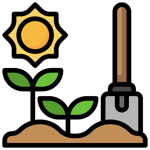 Farming garden tool sprout gardening tools icon Farming garden tool sprout gardening tools icon