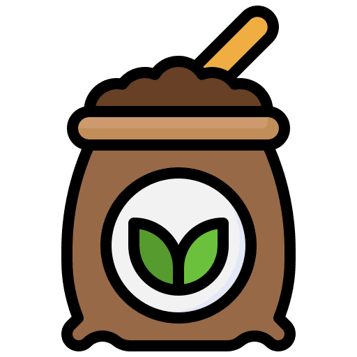 Fertilizer agriculture fertilization sack icon Fertilizer agriculture fertilization sack icon