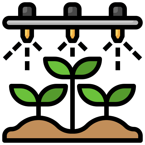Plant system farming and gardening garden icon