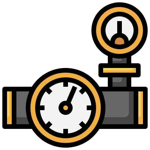 Valve plumber gauge pipeline icon Valve plumber gauge pipeline icon