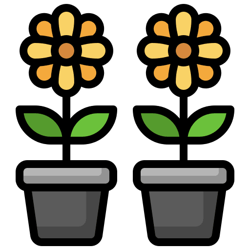 Flower garden farming and gardening blossom icon Flower garden farming and gardening blossom icon