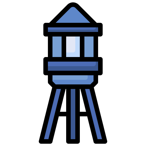 Water tower water tower deposit water tank icon Water tower water tower deposit water tank icon