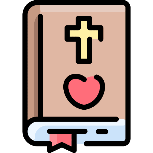 Bible belief heart protestant icon